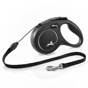 Flexi New Classic Touw M- 5M - Zwart