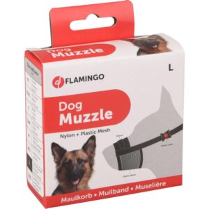 Muilband Teddie Gaas Zwart Xxl