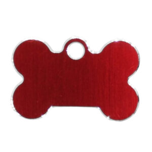 Klein Botje Rood Met Zilveren Rand